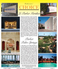 Editors Choice - Le Parker Meridien & Paker Palm Springs
